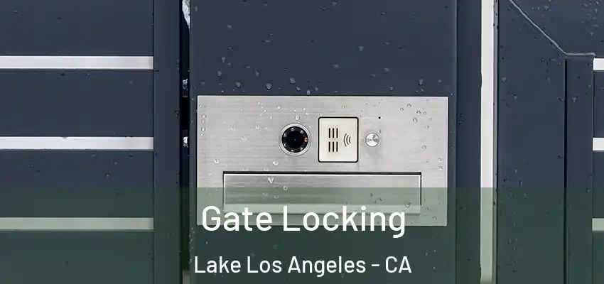 Gate Locking Lake Los Angeles - CA
